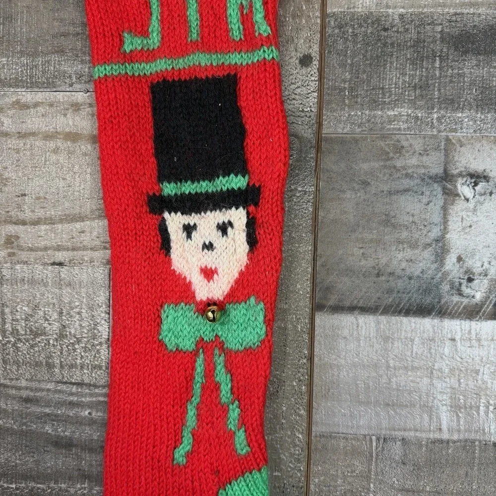 Vtg Jim Hand Knitted 26